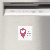 Mein glücklicher Platz Magneet (Insitu (Vaatwasser))