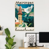 Meiringen, Reichenbach Aareschlucht, Affiche de sk (Bureau à domicile)