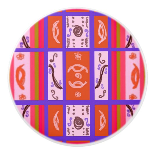 Meisdragerknop voor de gipsplaat keramische knop (Voorkant)