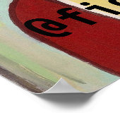 Meisgezicht na Matisse, voeg tekst toe Poster (Hoek)