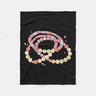 Meisje 100 dagen school Grappige vriendschap BR Fleece Deken