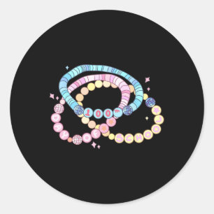 Meisje 100 dagen school Grappige vriendschap BR Ronde Sticker