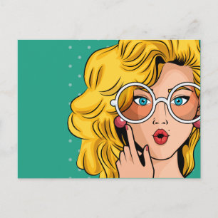 Meisje #1 briefkaart