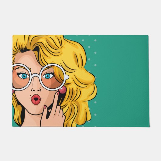 Meisje #1 deurmat (Voorkant)