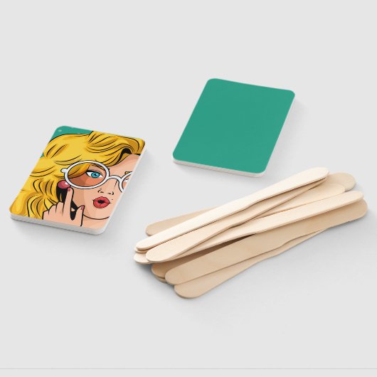 Meisje #1 handwaaier (Niet-gemonteerd)