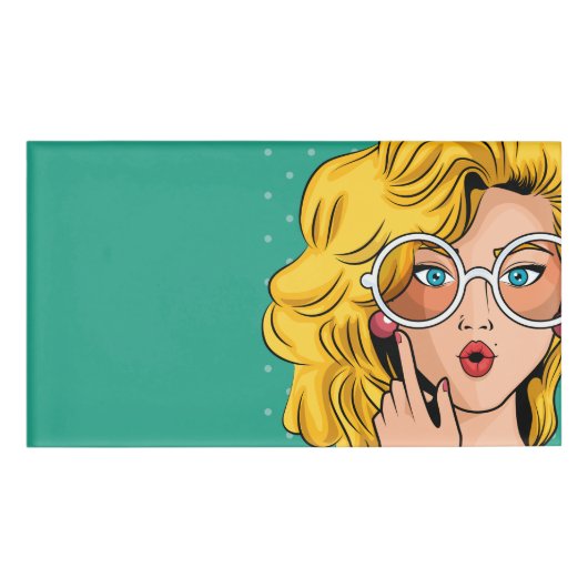 Meisje #1 naambadge (Voorkant)