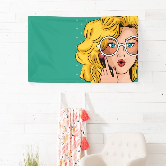 Meisje #1 spandoek (Insitu)