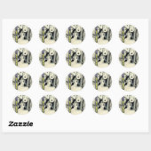 meisje 2 CC Ronde Sticker (Vel)