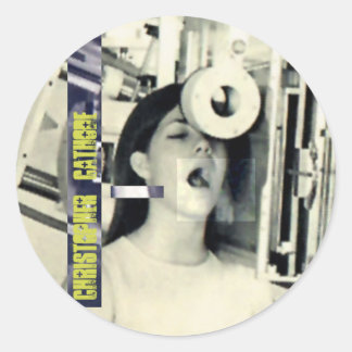 meisje 2 CC Ronde Sticker