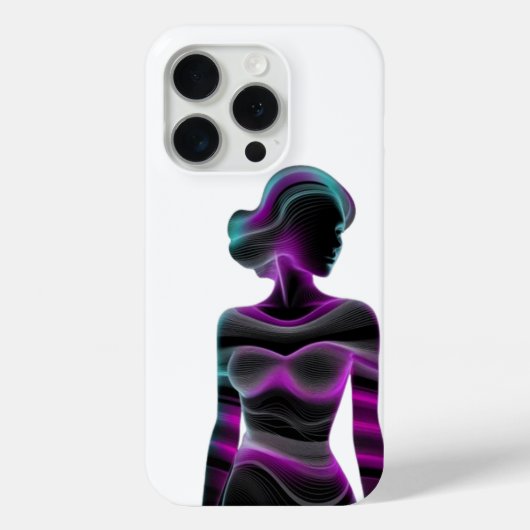 Meisje 3D art design Case-Mate iPhone Case (Achterkant)