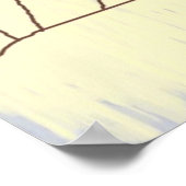 Meisje abstract Tekenkunst Poster (Hoek)