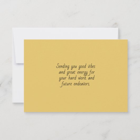 Meisje Afstuderen gefeliciteerd (Achterkant)