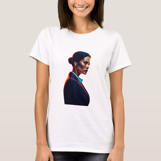 Meisje AI afbeelding T-shirt (Voorkant)