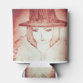 Meisje als jongen blikjeskoeler (Achterkant)