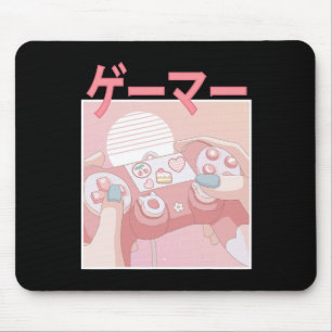 Meisje Anime Kawaii Gaming Schattige Videogame Vro Muismat