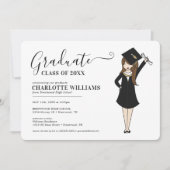  meisje Avatar | Afstuderen van de middelbare scho Kaart (Voorkant)