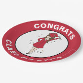  meisje Avatar | Afstuderen van de middelbare scho Papieren Bordje (Gekanteld)