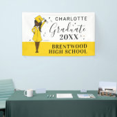  meisje Avatar | Afstuderen van de middelbare scho Spandoek (Beurs)