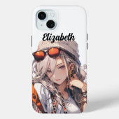 Meisje baas, anime stijl Case-Mate iPhone case (Achterkant)