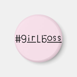 Meisje baas kleine magneet meisje licht roze