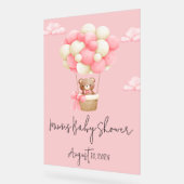 MEISJE BABY SHOWER ACRYL BORD (Hoek)