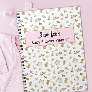 Meisje Baby shower Planner-Keepsake speelgoed Notitieboek