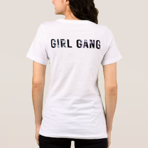meisje bende retro esthetisch ontwerp Tri-Blend shirt