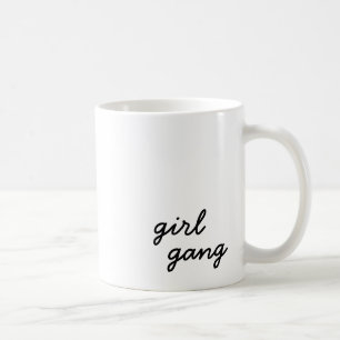 meisje bende schattige moderne feministische meisj koffiemok