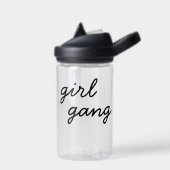 meisje bende schattige moderne feministische meisj waterfles (Links)