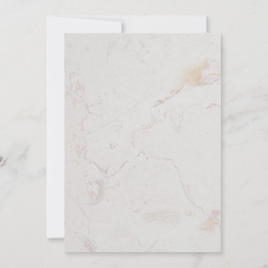 Meisje Bevestiging Bloem Marmer Anjers Schrift Kaart (Achterkant)