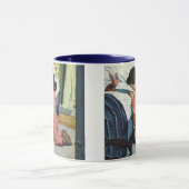 Meisje bidt in Bedtime, het gebed van de Heer Mok (Midden)