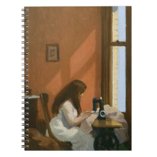 Meisje bij een naaimachine (Edward Hopper) Notitieboek