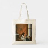 Meisje bij een naaimachine (Edward Hopper) Tote Bag (Achterkant)