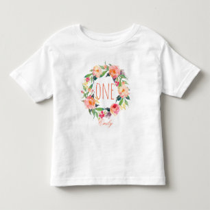Meisje Bloemen kroon-2 van het Baby van de Kinder Shirts