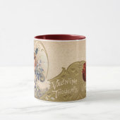 MEISJE, BLOEMEN, VALENTIJNSDAG, RODE WASSEAL MOK (Midden)