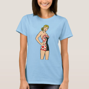 meisje, Blonde Bombshell Lingerie T-shirt