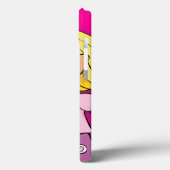 Meisje blonde witte vleermuizen roze Case-Mate iPhone case (Achterkant / Links)