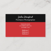 Meisje Boss  Style Visitekaartje (Achterkant)