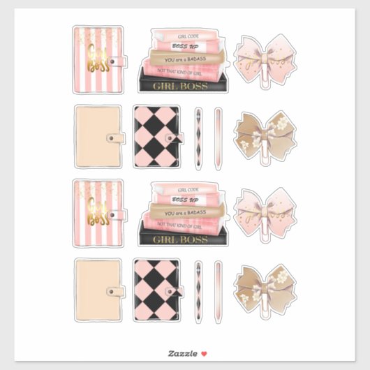 Meisje Boss Vrouwen Hoge Mode Planner Decals Sticker (Vel)