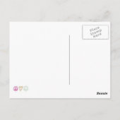 meisje briefkaart (Achterkant)