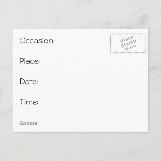 MEISJE: BUBBELS: KUNST: PARTIJ: UITNODIGING (Achterkant)