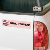 MEISJE. BUMPERSTICKER (Op Truck)