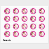 Meisje & Cupcake Ronde Cupcake Label #2 (Vel)