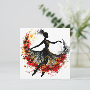 Meisje Dansbloemen Impuls Inspiratie Lente Natuur Kaart