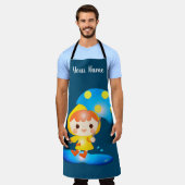 Meisje dansen onder de regen schort (Gedragen)