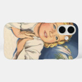 Meisje dat bidt tot Jezus Christus, gebedsuur voor Case-Mate iPhone Case (Achterkant (horizontaal))