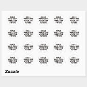 Meisje dat code schrijft de toekomst ronde sticker (Vel)