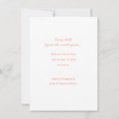 meisje dat de ooievaar rijdt - geboorteaankondigi aankondiging (Achterkant)