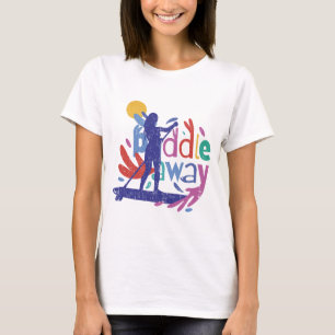 Meisje dat graag peddelt — Paddleboard Leven T-shirt