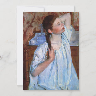 Meisje dat haar haar kamt   Mary Cassatt